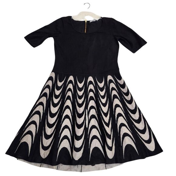 Danny&Nicole sweater dress fit and flare short sleeve Sz XL - Picture 7 of 12